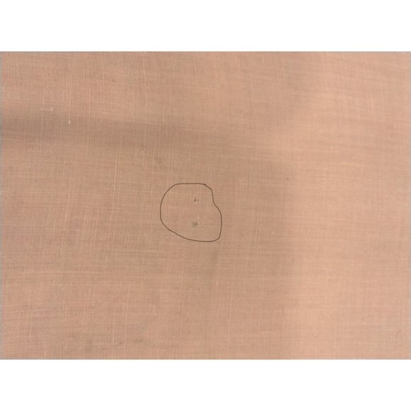 Embroidered Applique Tea Towel Pink Blue Linen Pagoda Asian Vintage - Picture 6 of 9